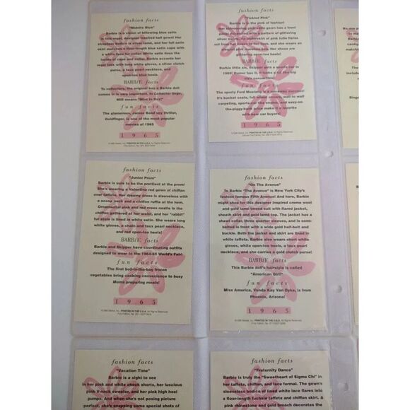 Barbie Trading Cards Lot Of 16 - Picture 6 of 9
